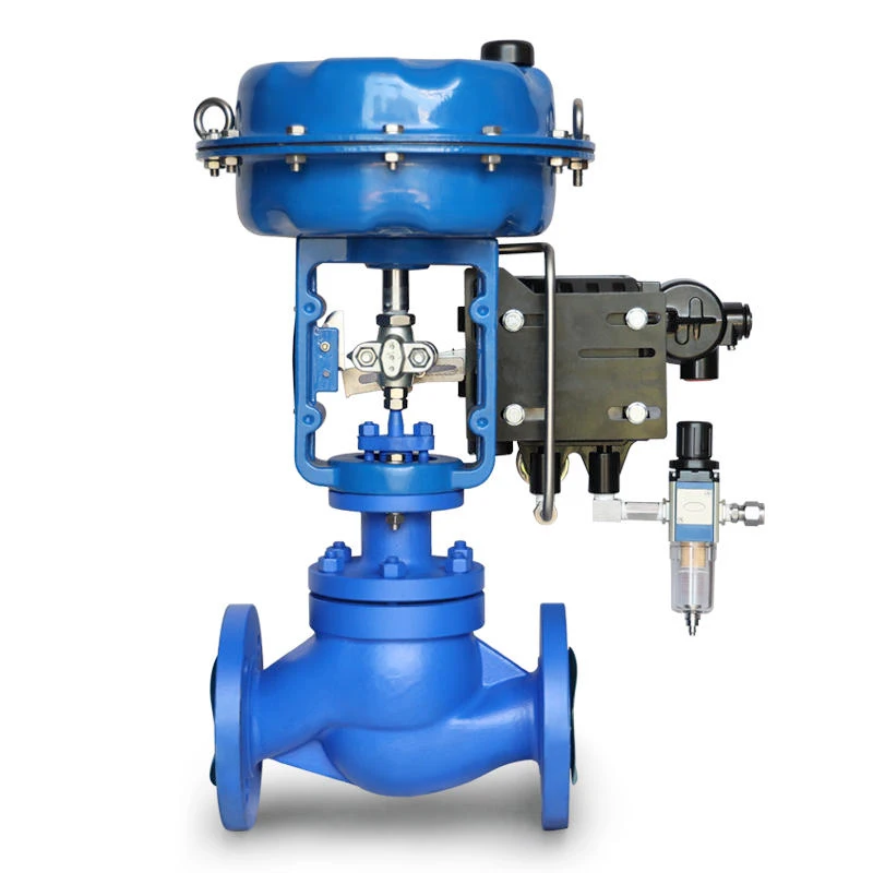 1 Inch Pneumatic Actuator Water Flow Rate Steam Globe Valve With 4-20mA Positioner Pressure Regulation Diaphragm Control Valve