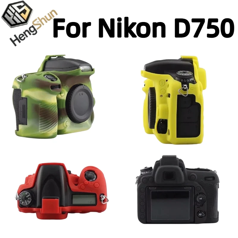 Protective Body Cover Protector Camera Bag For Nikon D750 Soft case Armor Skin Case Body Cover + 1PCS free tempered film