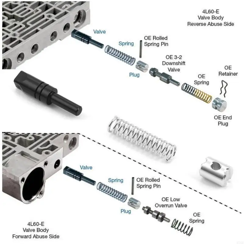 M76E Extended existence Transmission Pressure Regulator Replacement Set Works With 4L60E 4L65E 4L70E