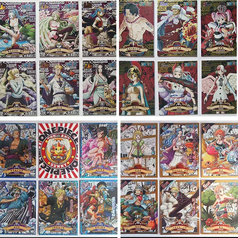 

Anime One Piece Monkey D. Luffy Usopp Ssr Ur Card Game Collection Rare Cards Children's Toys Boys Surprise Birthday Gifts