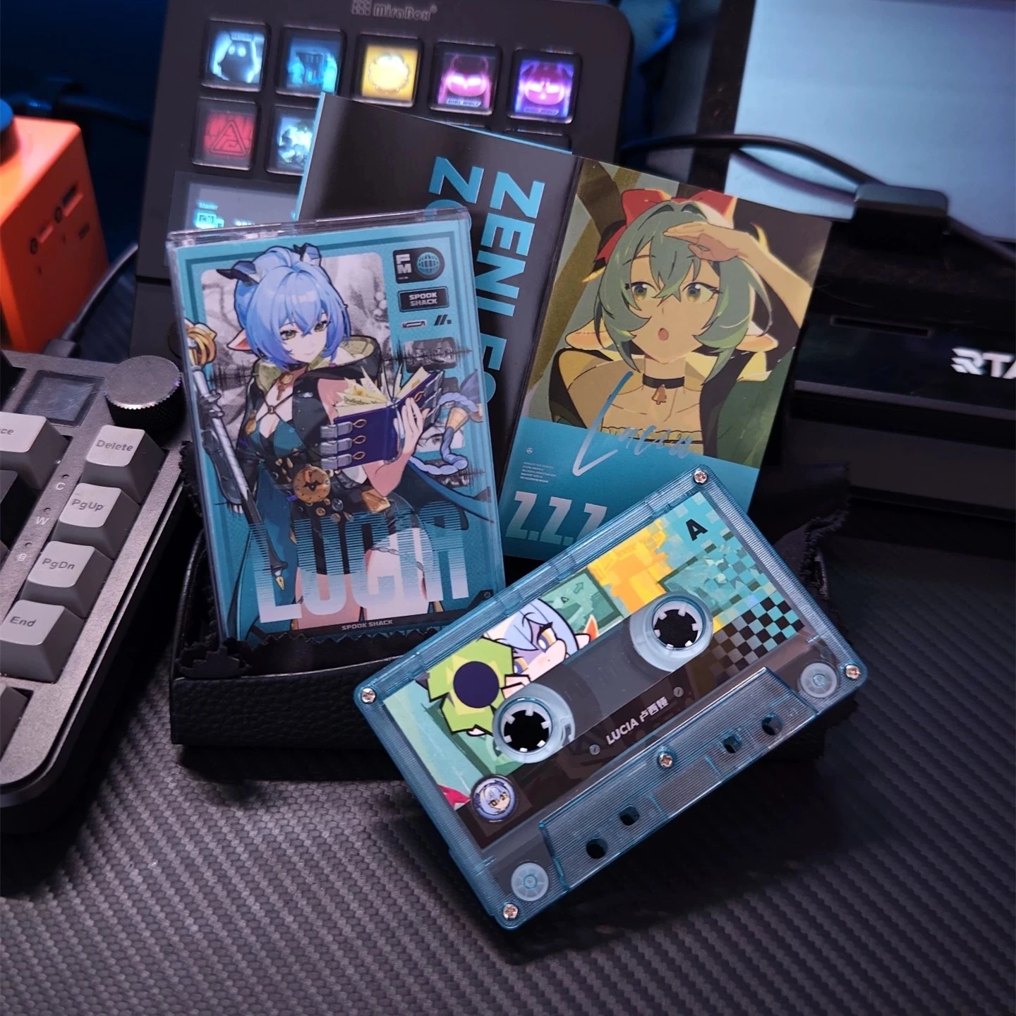 

Game Lucia Elowen Tsuchiya Rio Music Tape Zenless Zone Zero OST Album Cassettes Cosplay Walkman Car Recorder Soundtracks Box