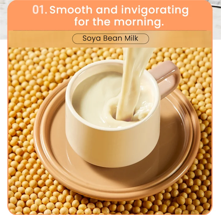 Máquina automática para fabricar leche de soja, licuadora de calefacción profesional de soja inteligente comercial de alta velocidad