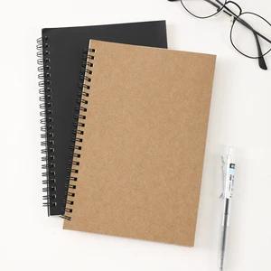 1 livre Spirale rétro spirale Papier Kraft Cahier de croquis Carnet de peinture Journal de peinture Peinture Peinture Graffiti Bureau Papeterie scolaire 10 meilleurs carnets de notes de vente - No 5