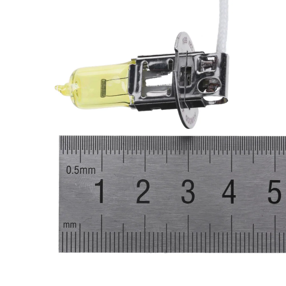Ampoule halogène au xénon Portable 12V 55W, en verre de Quartz jaune, pour tête automobile, Instruments automobiles