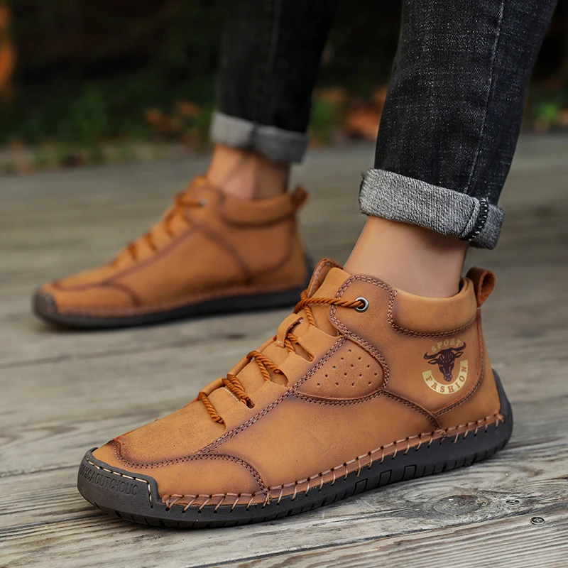 

Tennis Man Trend 2024 Casual Leather Shoes for Men Non-slip Athletic Sneaker Male Skateboard Designer Ayakkabı Anti Slip Fashion