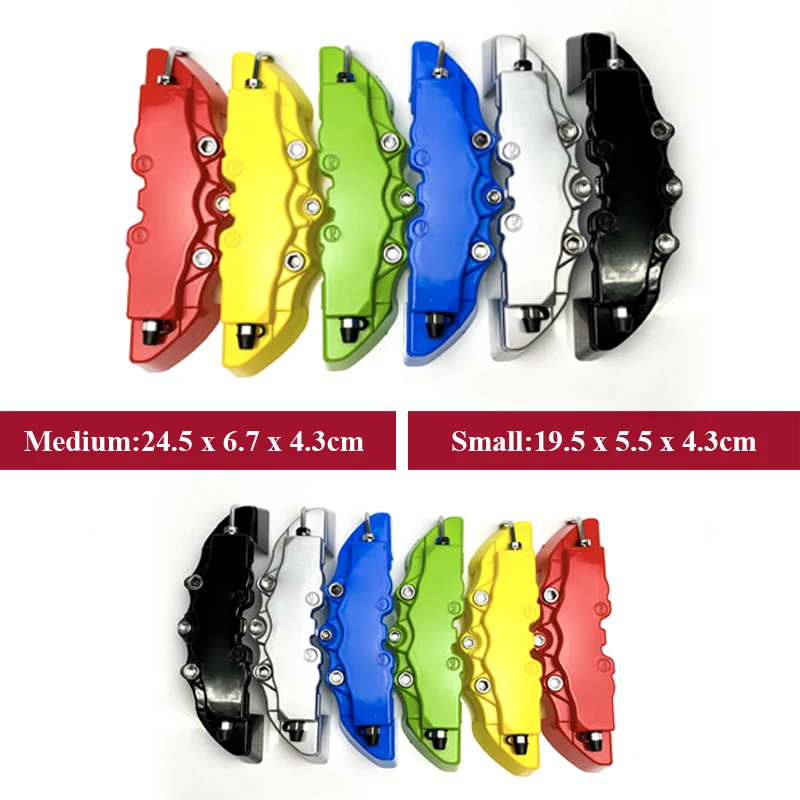 4Pcs / 2Pcs 3D ABS Car Brake Caliper cover Brake disc shell For Volvo Ford Cadillac Chevrolet  Honda  Toyota Car Accessories