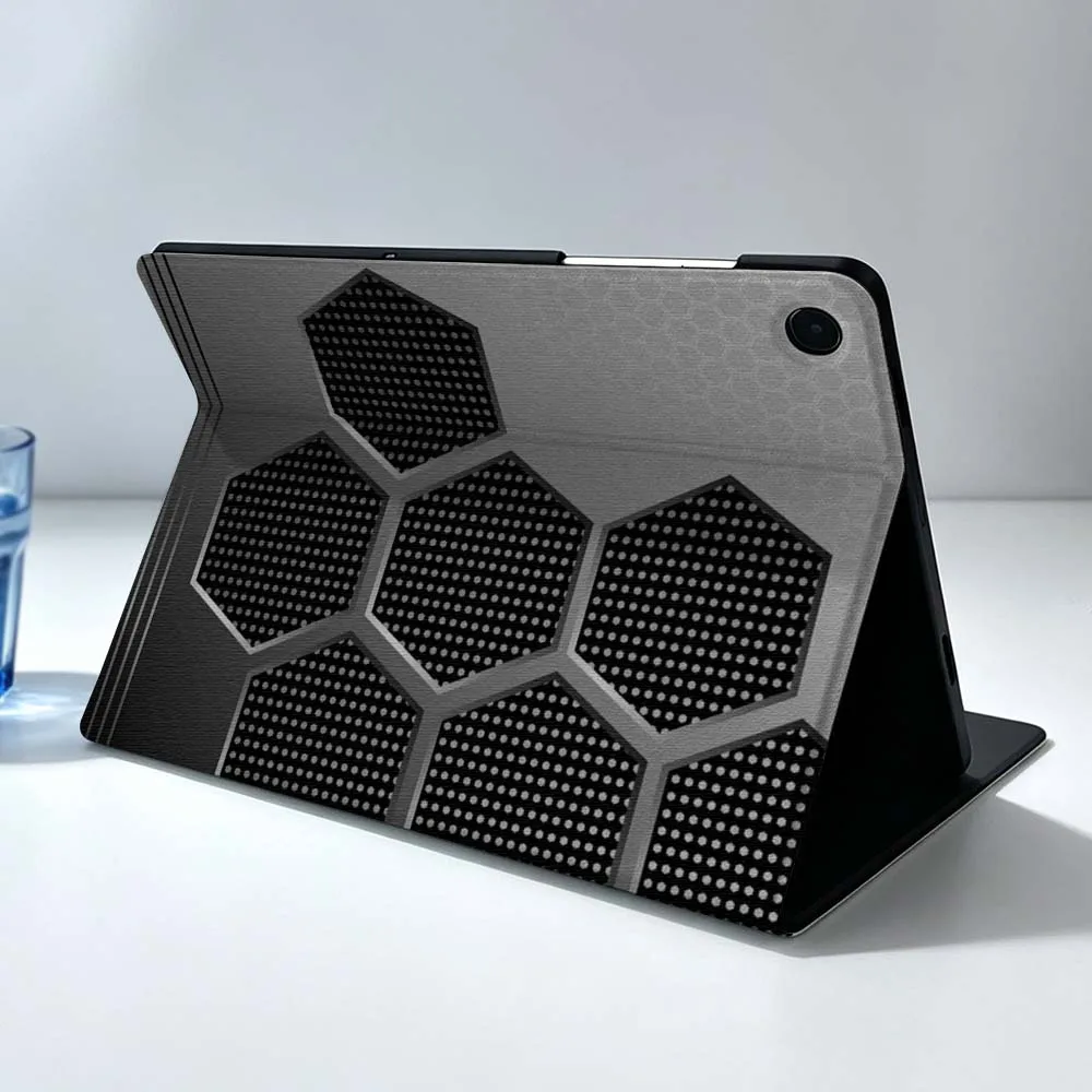 Fber Honeycomb Carbon For Samsung Galaxy Tab S11 S10 S9 S8 S7 S6 A9 A8 A7 A11 Lite FE Plus Pen Tray Tablet Case Soft