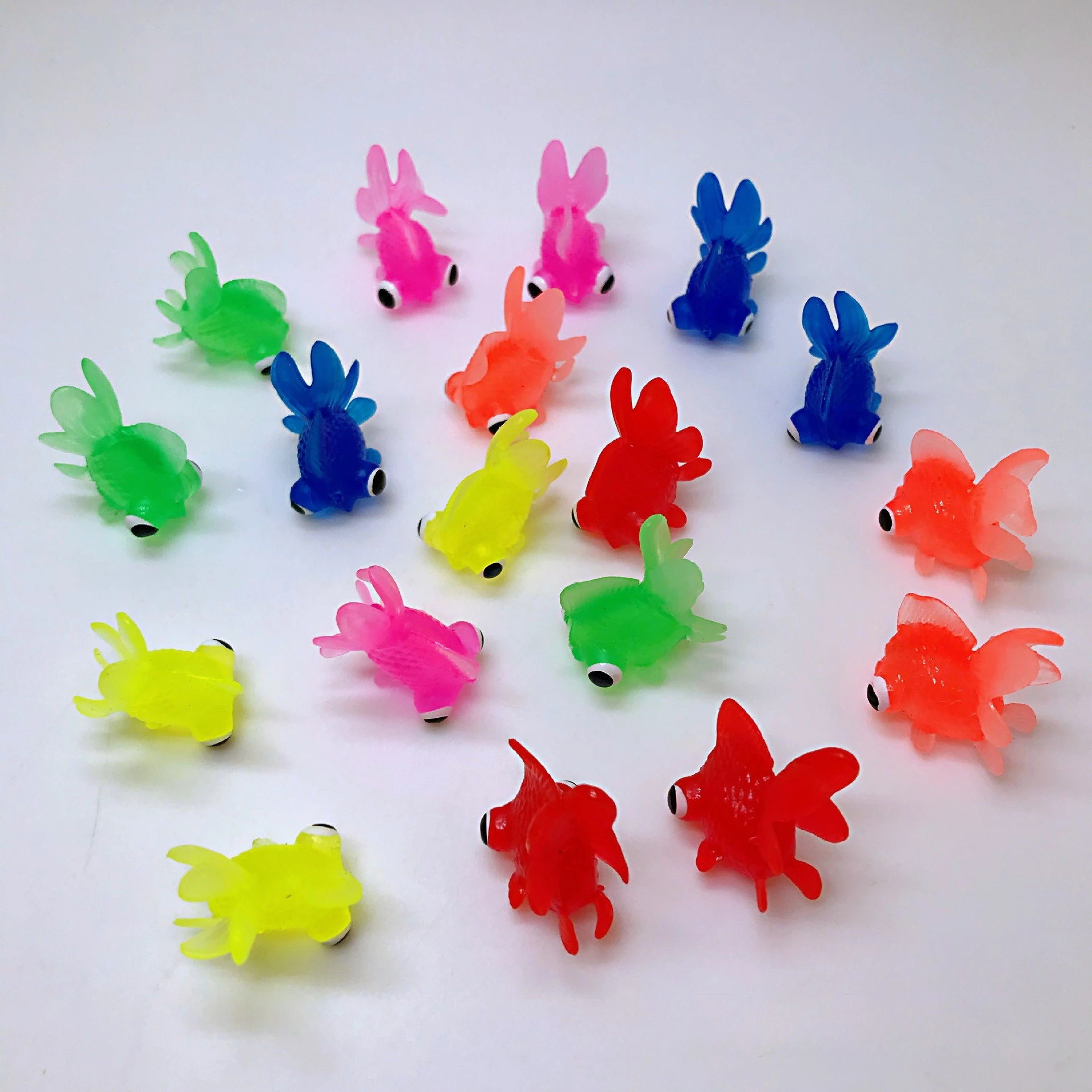 Brinquedo aquático infantil de borracha macia, bóia salva-vidas marinha, rede de peixe dourado, modelo de pesca, banheira de natação, presente de feriado