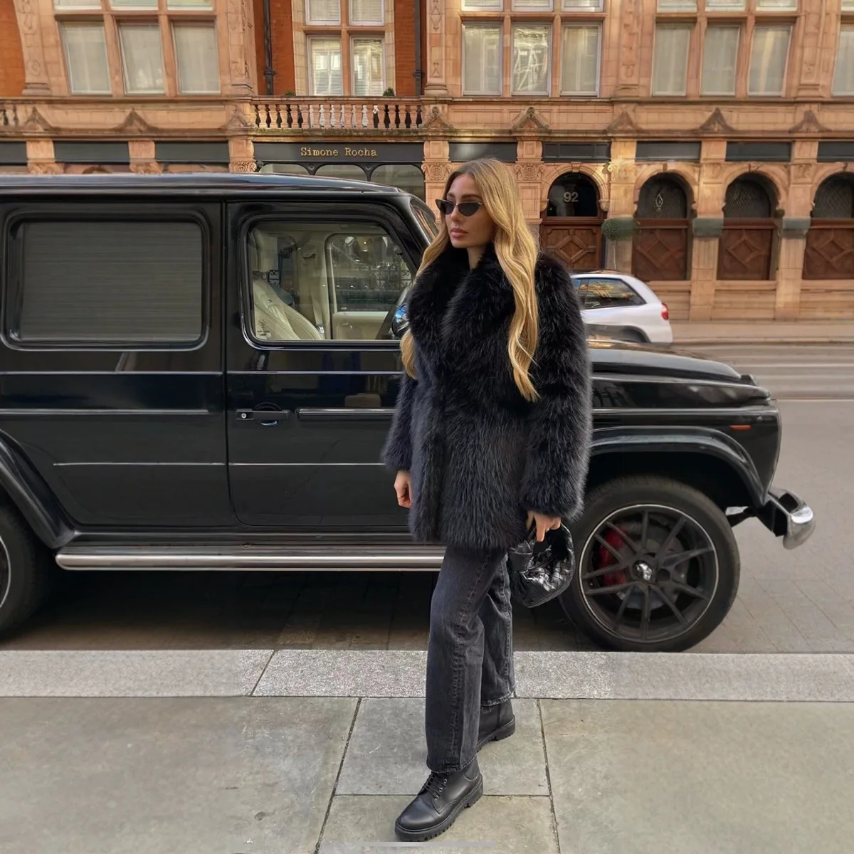 

Зимняя женская куртка KIDCRKJ из эко-меха: белая, черная, из искусственного меха норки, плюшевая, элегантная, теплая, короткая, для женщин