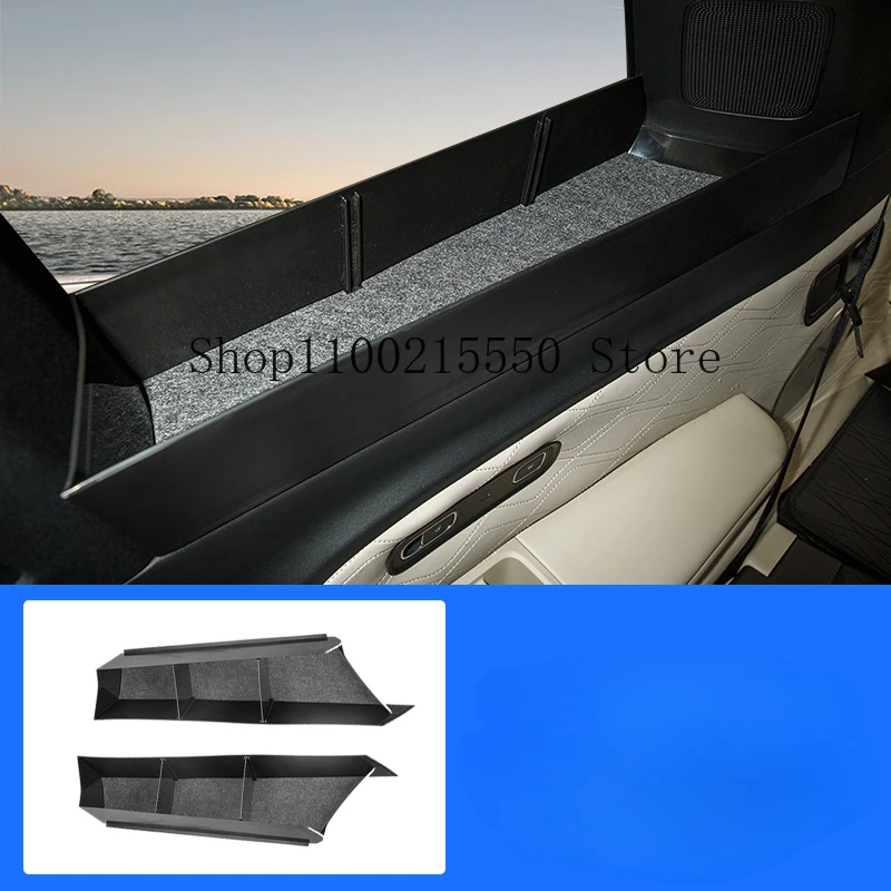 

For LEADING IDEAL LiXiang L9 2023 Car Third Row Window Storage Box Multi-functional Window Storage Box Accessories