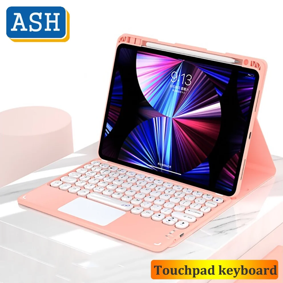 

Touchpad Keyboard with Case for Infinix Xpad 20 Pro 2025 12 Inch Leather Tablet Cover Wireless Magnetic Keyboard with Pen Holder