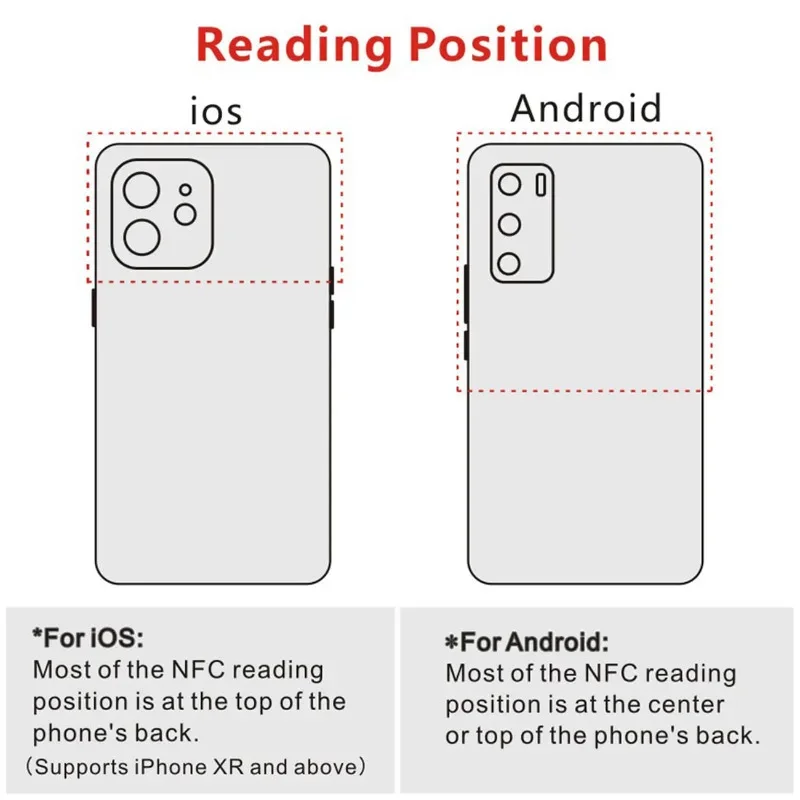 10-100 قطعة Ntag216 بطاقة NFC 13.56 ميجا هرتز RFID علامة قابلة لإعادة الكتابة قابلة للبرمجة 888 بايت ذاكرة لنظام أندرويد جميع هواتف NFC تمكين