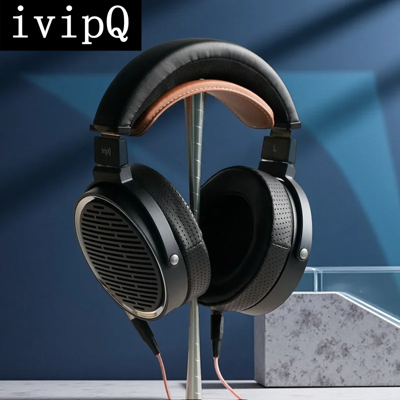 

ivipQ PM-01 Плоские магнитные наушники с технологией плоского магнитного драйвера и большой блок 80 мм для высококачественного звука