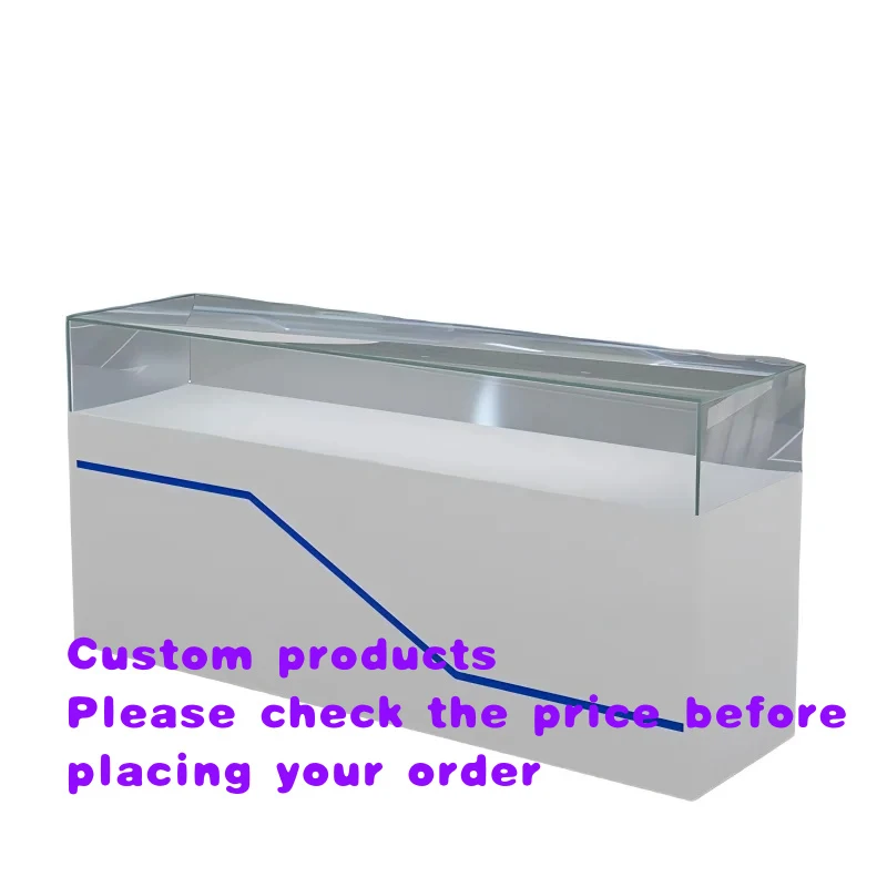 custom.Customized Modern Foldable Recyclable Removable Portable Wood+Glass Jewelry Display Cabinet Shopping Mall with LED Li