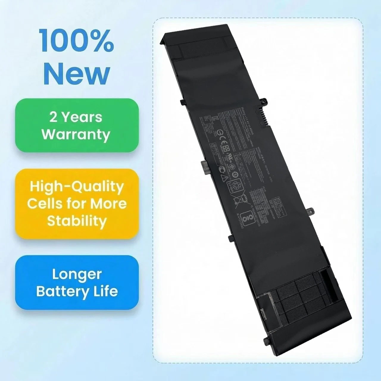 

B31N1535 Laptop Battery For ASUS ZenBook UX310 UX310UA UX310UQ UX410 UX410U UX410UA UX410UQ U4000U U400UQ RX310U 0B200-02020000