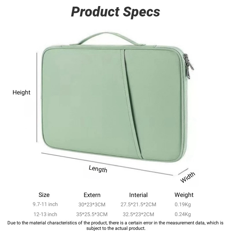 Etui z rękawem na tablet Lenovo Idea Tab Pro / Yoga Tab Plus / P12 12.7, przenośny pokrowiec K11 Plus M11 P11 Pro Gen 2 11.5 cala 11.45 11.2 cala — zdjęcie produktu 6
