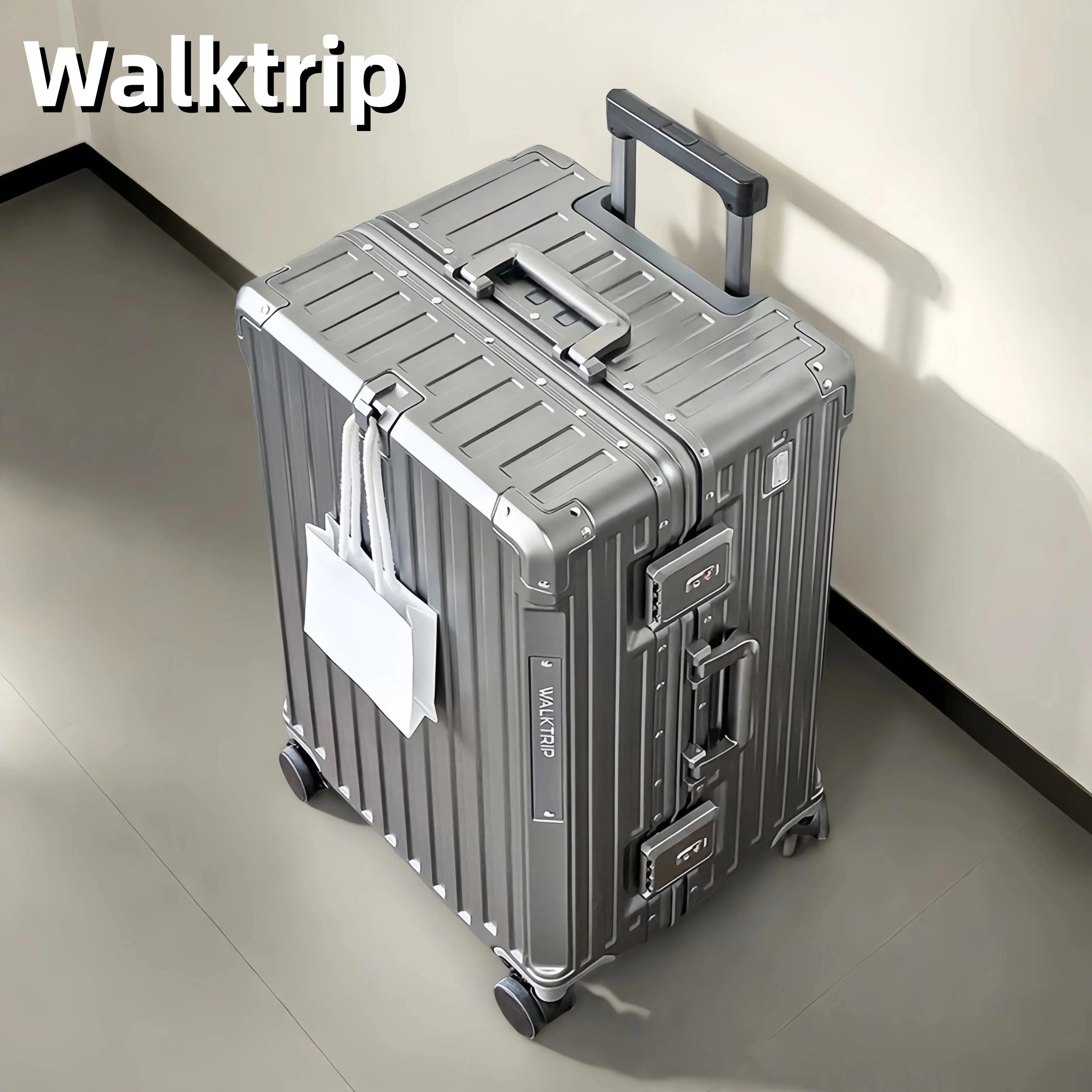 30 Zoll Großraum-Rollkoffer für Damen, Trolley-Koffer aus Hartplastik, Reisekoffer für Herren mit Aluminiumrahmen und TSA-Schloss