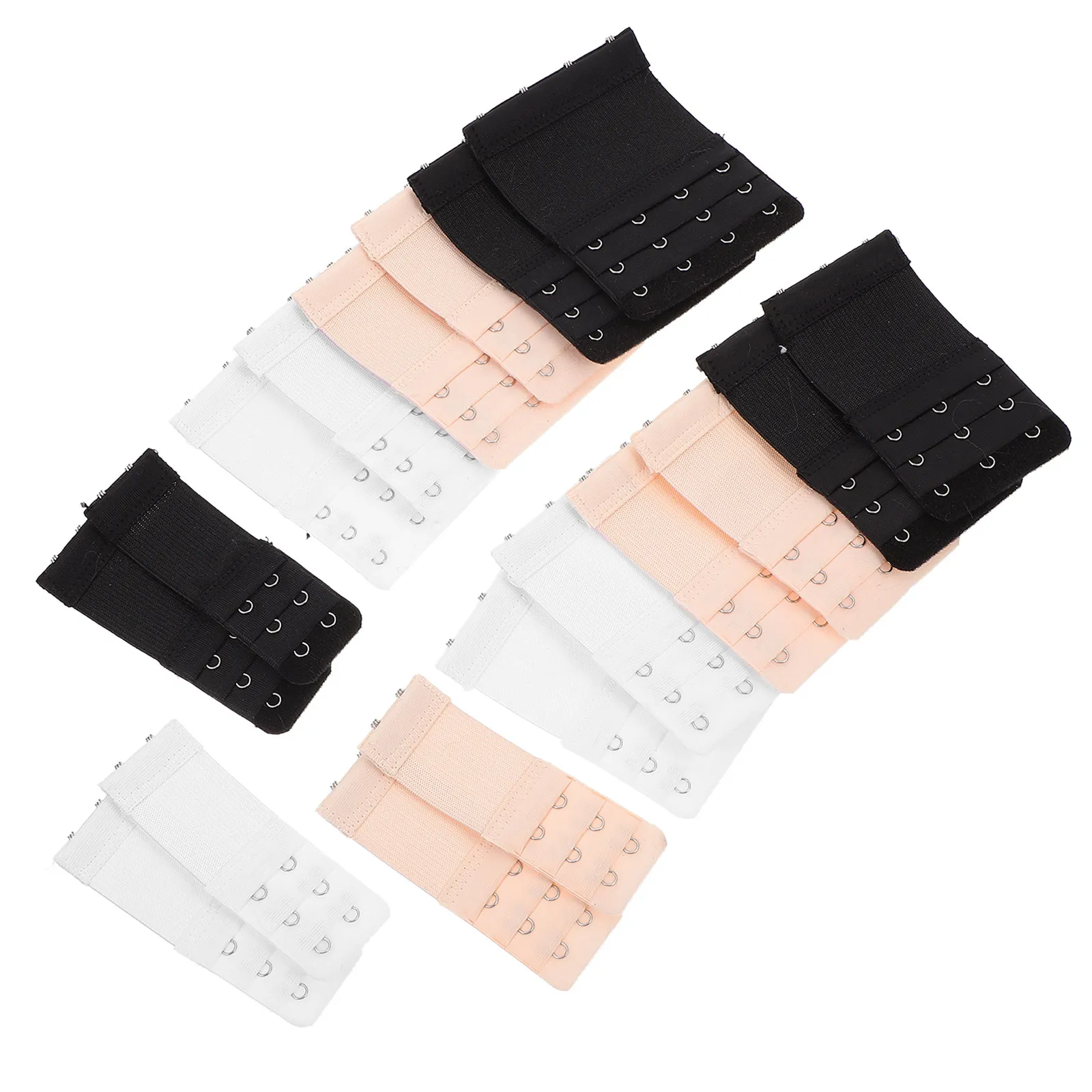 18Pcs Bra Extension Buckles Women Elastic Bra Extender Adjustable Underwear Accessory for Cup Fit Band Too Tight Solution