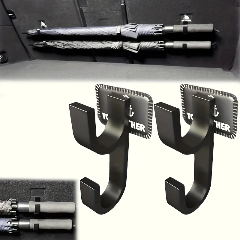Auto-Regenschirmhalter, Universeller Kofferraumhaken, Geeignet zur Aufbewahrung von Regenschirmen, Handtüchern, Angelruten und Campingausrüstung – Detail 1