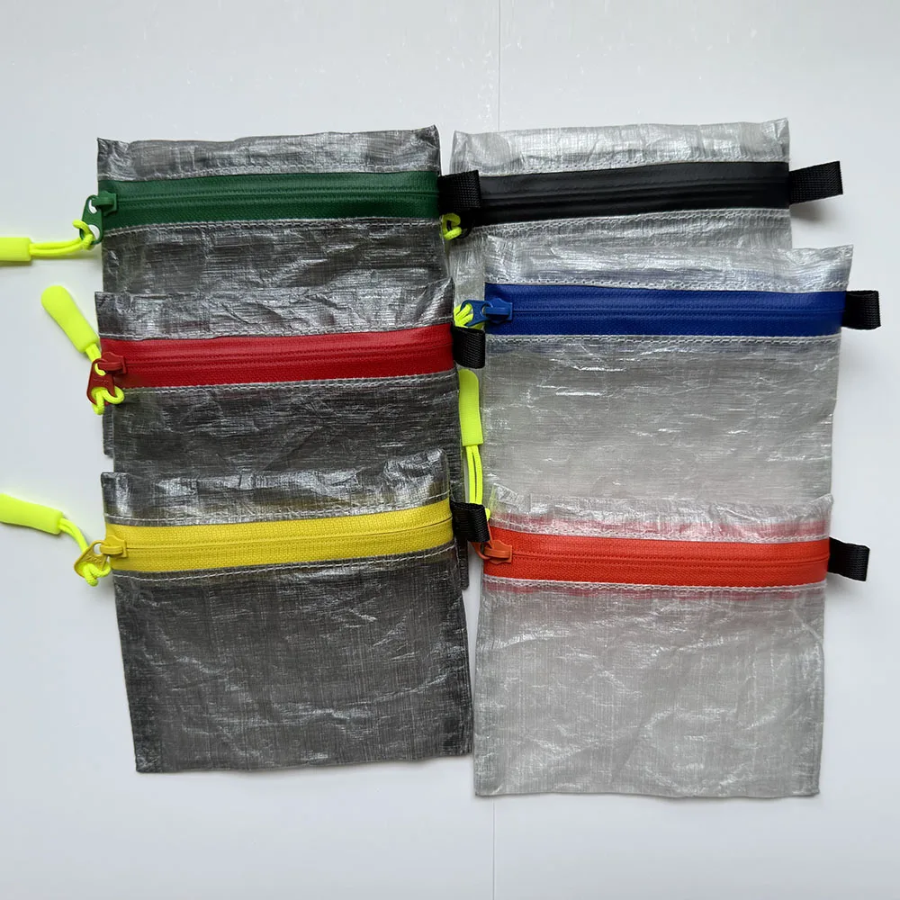 DCF Mini Storage Bag Ultralight YKK Zipper Pouch Coin Wallet Outdoor Camping Hiking Waterproof Orgainizer Sack For Earphone