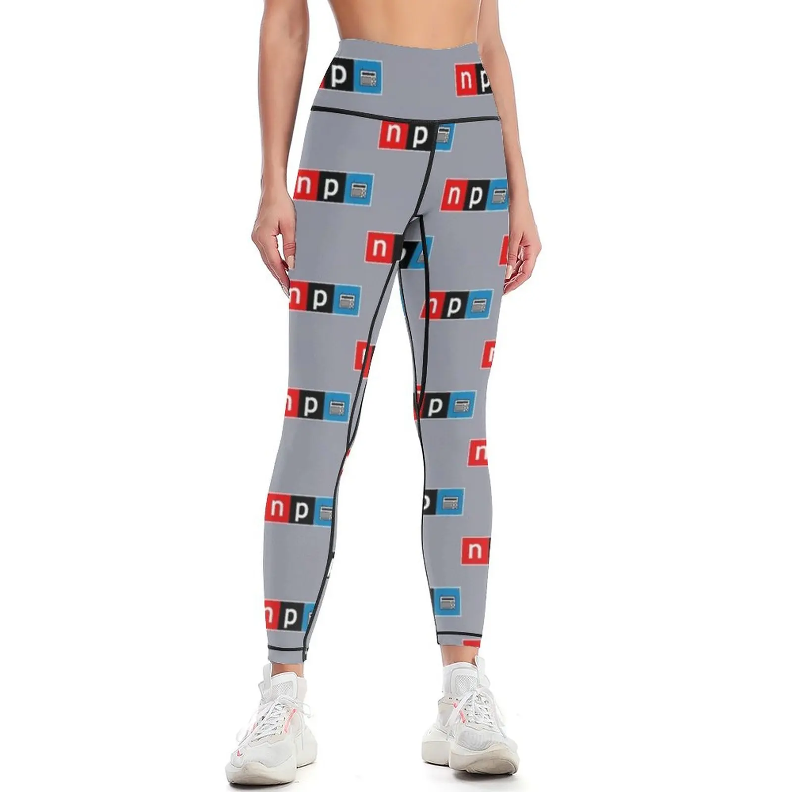 

National Public Radio Leggings sports woman gym sports tennis for Fitness clothing gym wear Womens Leggings