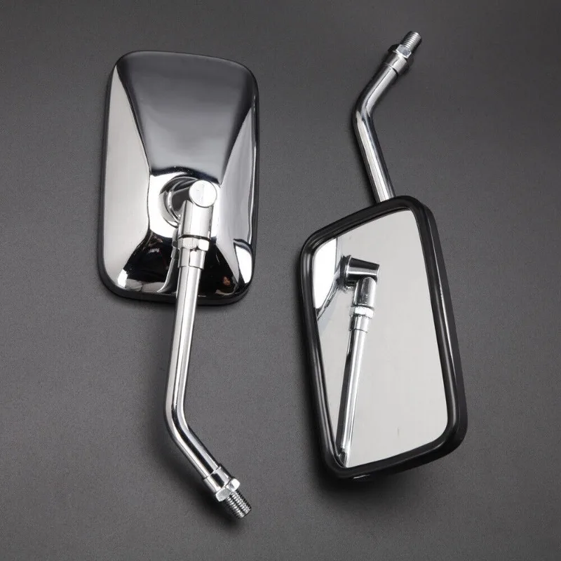 Motorcycle Modified Square Rearview Handlebar Mirror for Honda Shadow VT VT1100 VT750 VT600 VF750 Magna 750 ATV Scooter Parts
