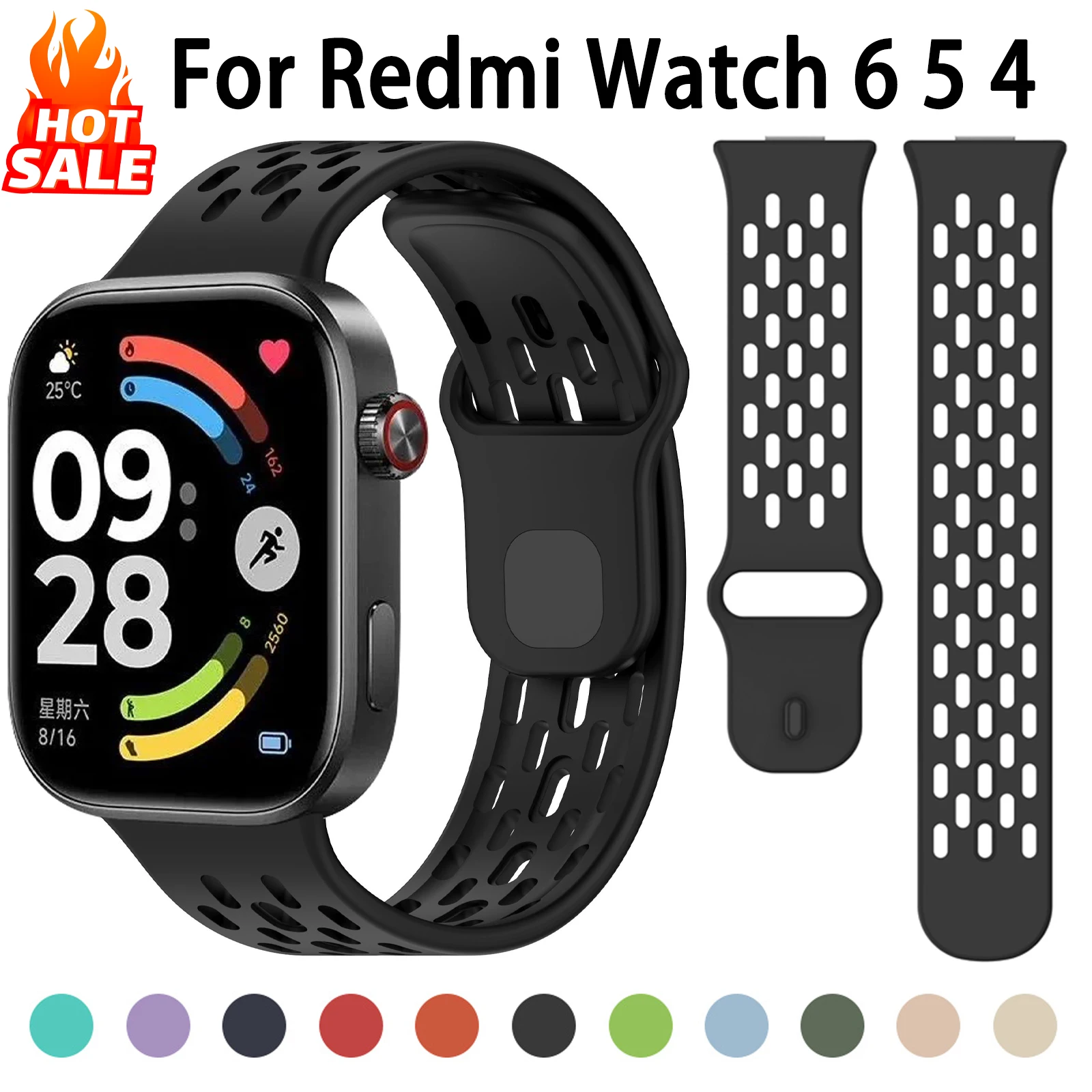 �y�Z�[�����zRedmi Watch 6 5 4 5 eSIM�X�}�[�g�E�H�b�`�p�V���R���X�g���b�v Xiaomi Redmi Watch 6 5 4�p�u���X���b�g �E�H�b�`�o���h �X�|�[�c�X�g���b�v �A�N�Z�T���[