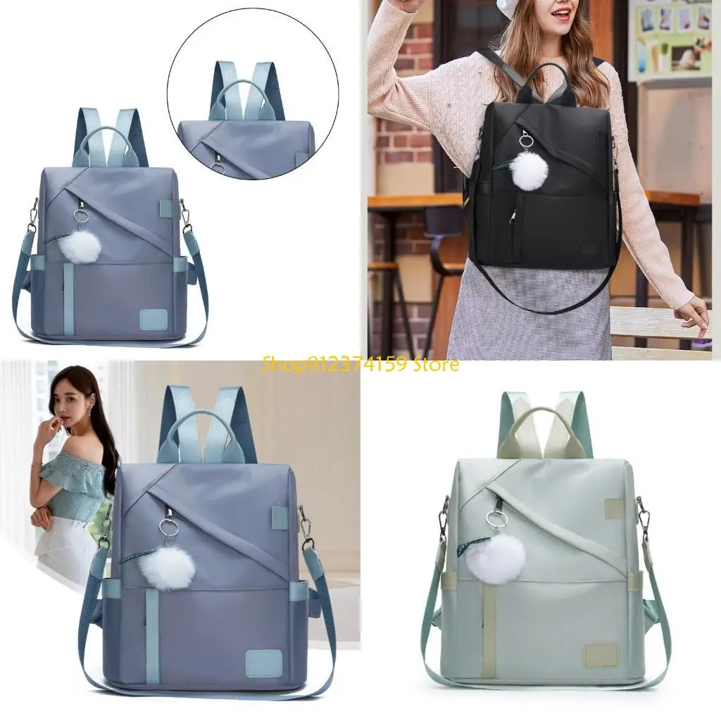 

G5AE Women Backpack Purse Multipurpose Anti Theft Backpack Ladies Backpack Shoulder Bag Waterproof Versatile Travel Daypack