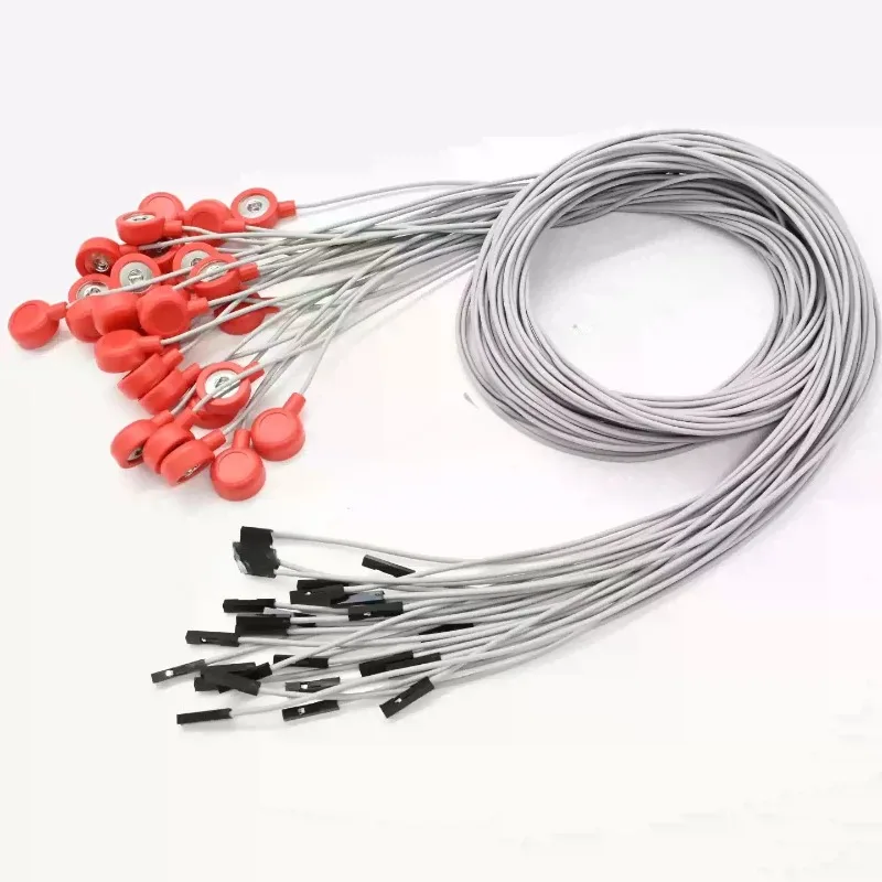 Du‑Pont Header Shielded Acquisition Cable ECG EEG Bio‑Signal Experimental Development Connecting Wire for DIY Research Project