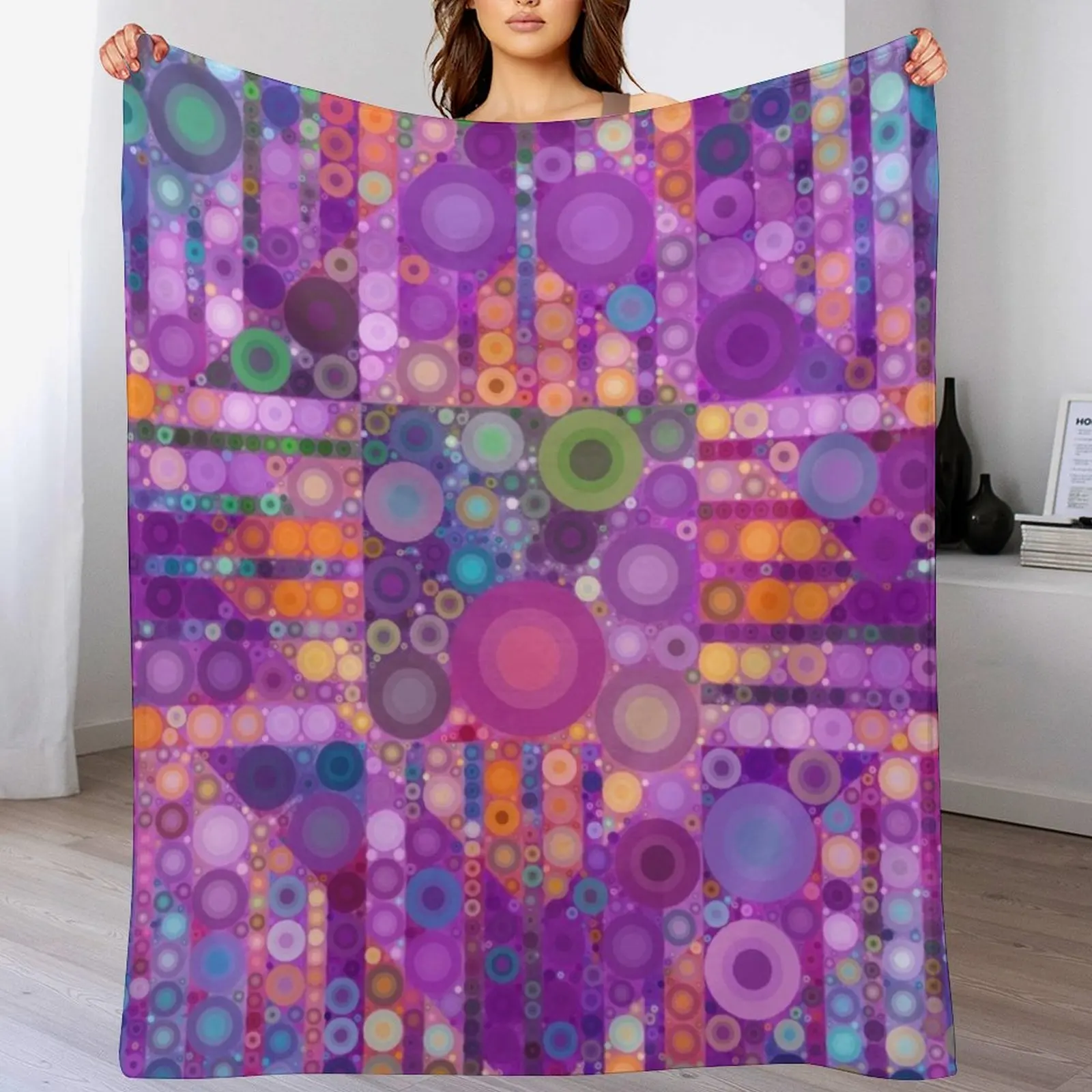 

Bubble Quilt Square Throw Blanket warm for winter blankets and throws christmas decoration Kid'S Blankets