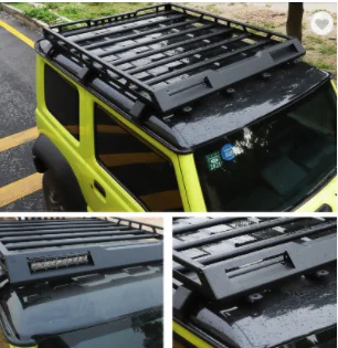 2022 hot sale best quality Aluminum Alloy Roof Rack with light for Suzuki Jimny JB74 JB64 JB74W JB64W