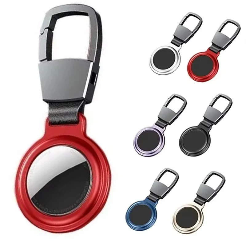 

Metal Magnetic Protective Sleeve For Apple AirTag Tracker Keyring Holder Case Hockproof Anti Scratch Protection Case For Airtags