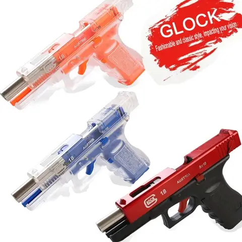 Hand Gezheng Locke G18 Empty Pull Warehouse Three-hook Machine for Shooting Toy Gun and Quick-release Terra To Grab Boy's Gift