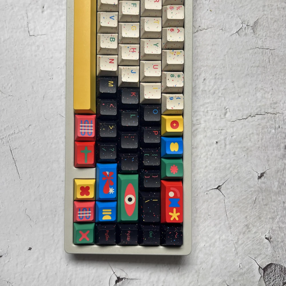 Teclas GMK PBT Perfil Cereza – Sublimación Tinte Cherry MX Dividida - imagen 2