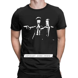 Beavis & buthead Pulp Fiction-camisetas humorísticas para hombre, camisas de Beavis y Butthead, camisetas de hip hop de nuevo diseño, ropa de calle