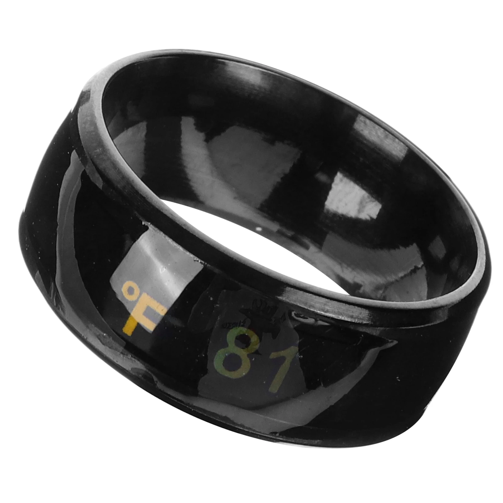 

1pc Stainless Steel Intelligent Temperature Titanium Steel Fashion Sapphire Adjustable Trendy Wedding Couples Gift