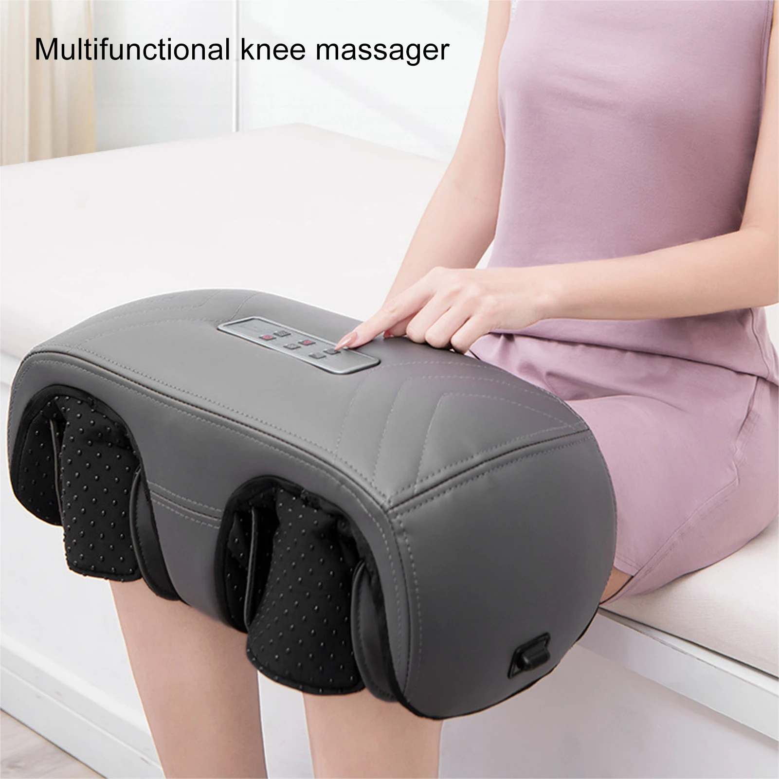 

Intelligent Heating Knee Massager High Frequency Vibration Physiotherapy Instrument Rehabilitation Pain Relief Leg Knee Massage
