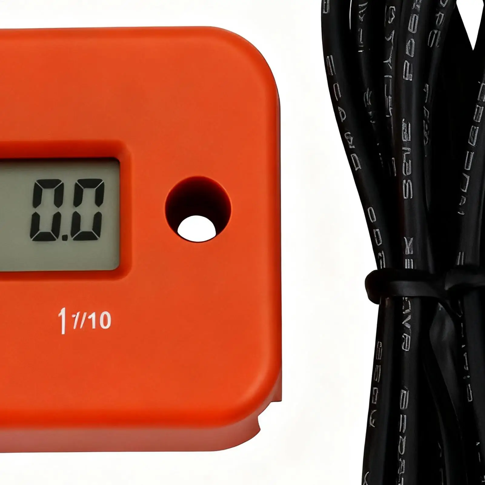 Inductive Tachometer LCD Waterproof Motorcycle Accessories High Voltage Generator Hour Counter For Lawn Mower Snowmobile Marine