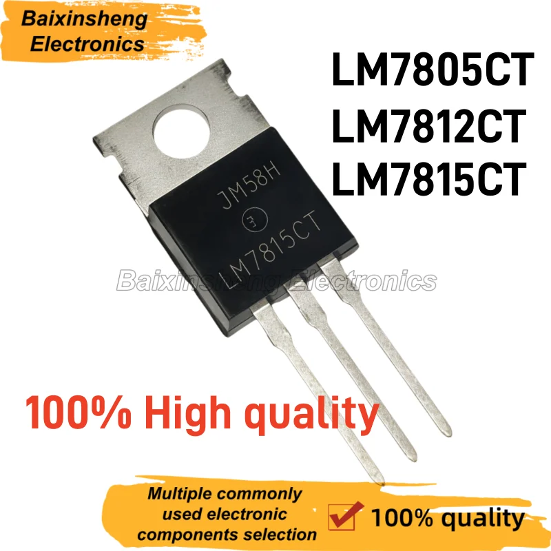 LM7815CT TO-220 10PCS 100% High quality LM7805CT LM7812CT 1.5A Three Terminal Voltage Regulator