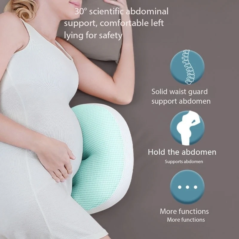 

Multi-function U Shape Pregnant Women Sleeping Support Pillow Bamboo Fiber Cotton Side Sleepers Pregnancy Body Pillows For Mater