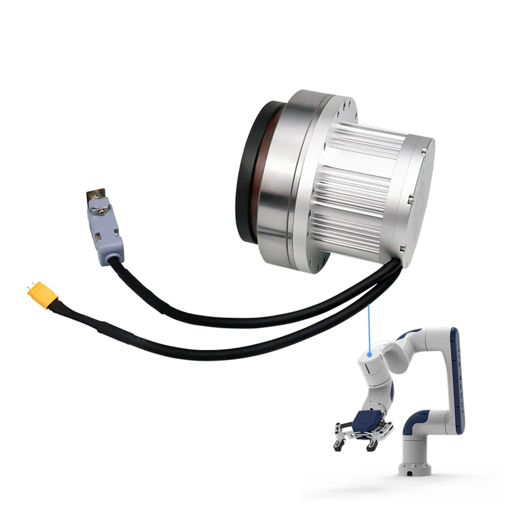 Light weight high torque safe robot joint module harmonic drive motor