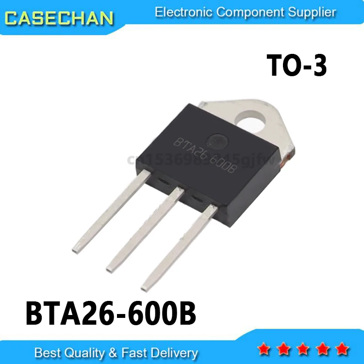 10PCS New and Original BTA26-700B BTA26-800B BTA26-600B TO-3 26A 600V/700V/800V