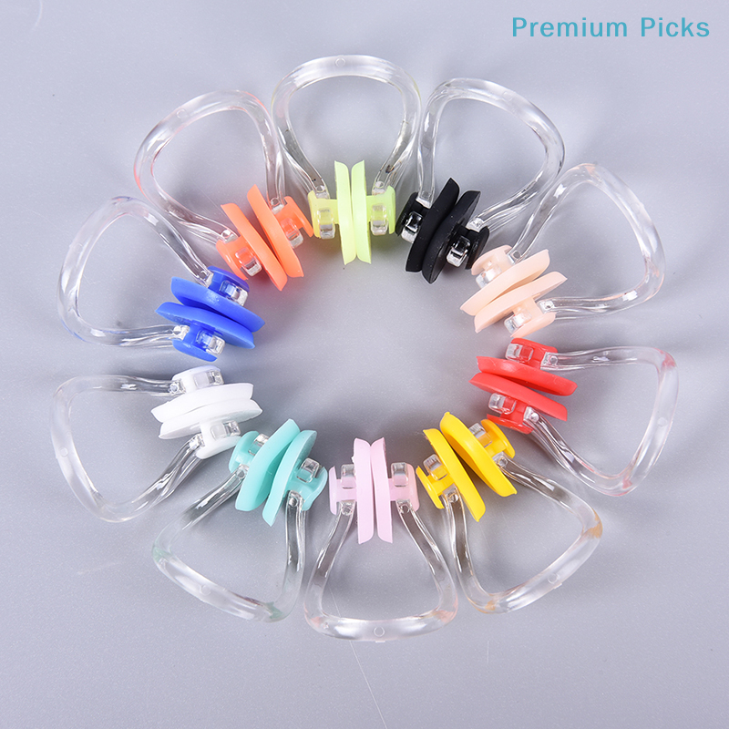  10pcs/lot High Quality Reusable Soft Silicone Swimming Nose Clip Comfortable Diving Surfing Swim Nose Clips For Adults Children 