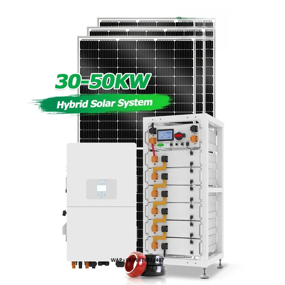 All-in-One Solar System Kit for Home 10KW 20KW 30KW 50KW Complete Hybrid System Kit with Battery and Inverter