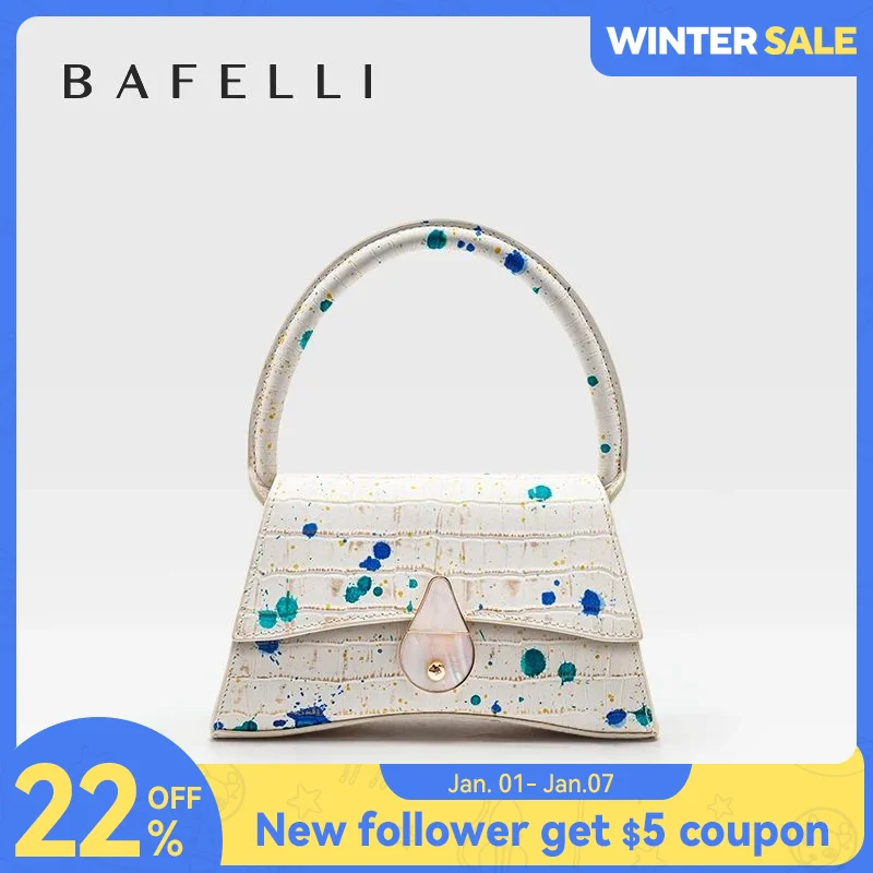 BAFELLI-Sac à bandoulière de créateur de style original, marque de luxe, sac à main de mode, robe de soirée féminine, nouveau, 2024