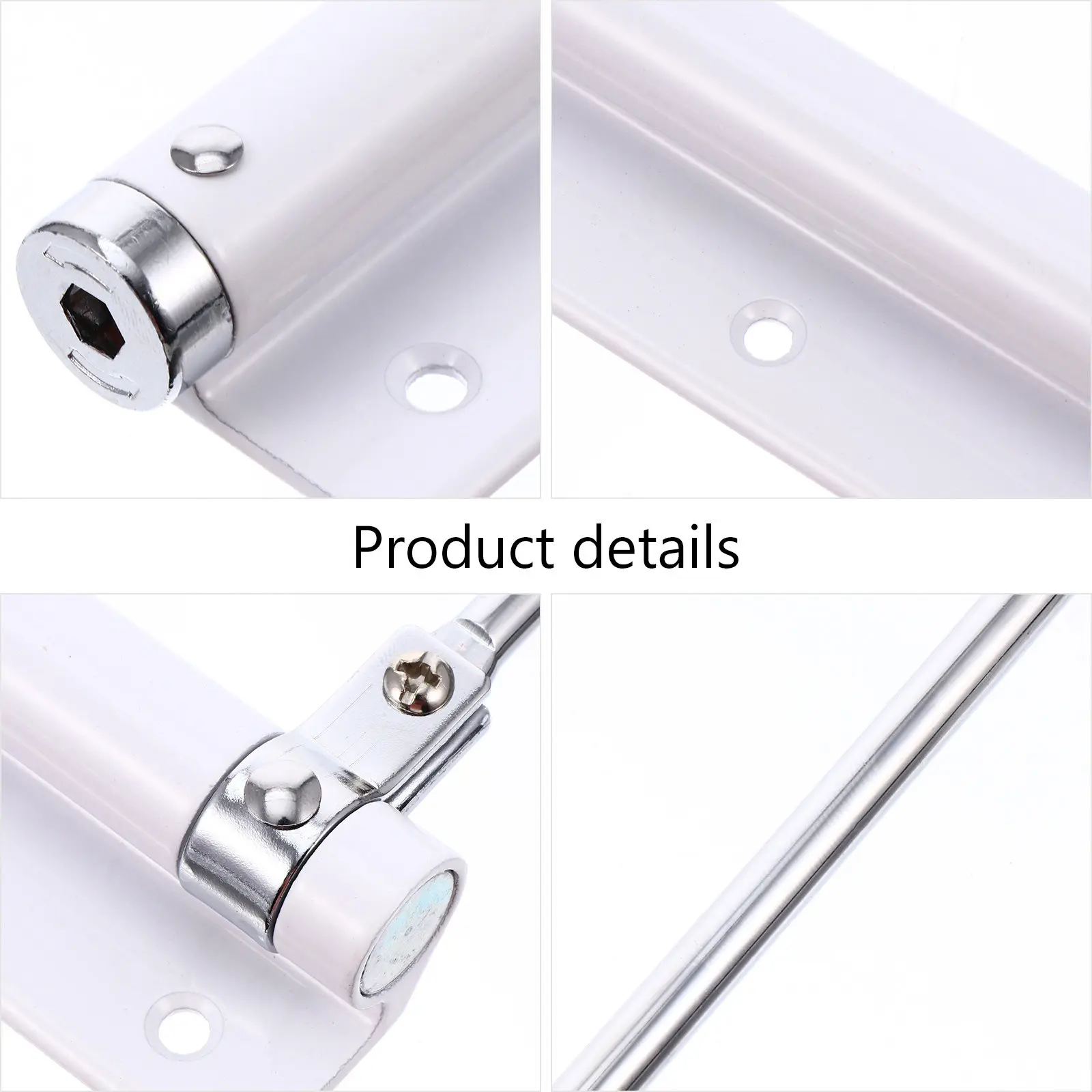 1Pcs Door Closer Automatic Heavy Duty Safety Spring Adjustable Closing Protector for Home Commercial Storm Doors