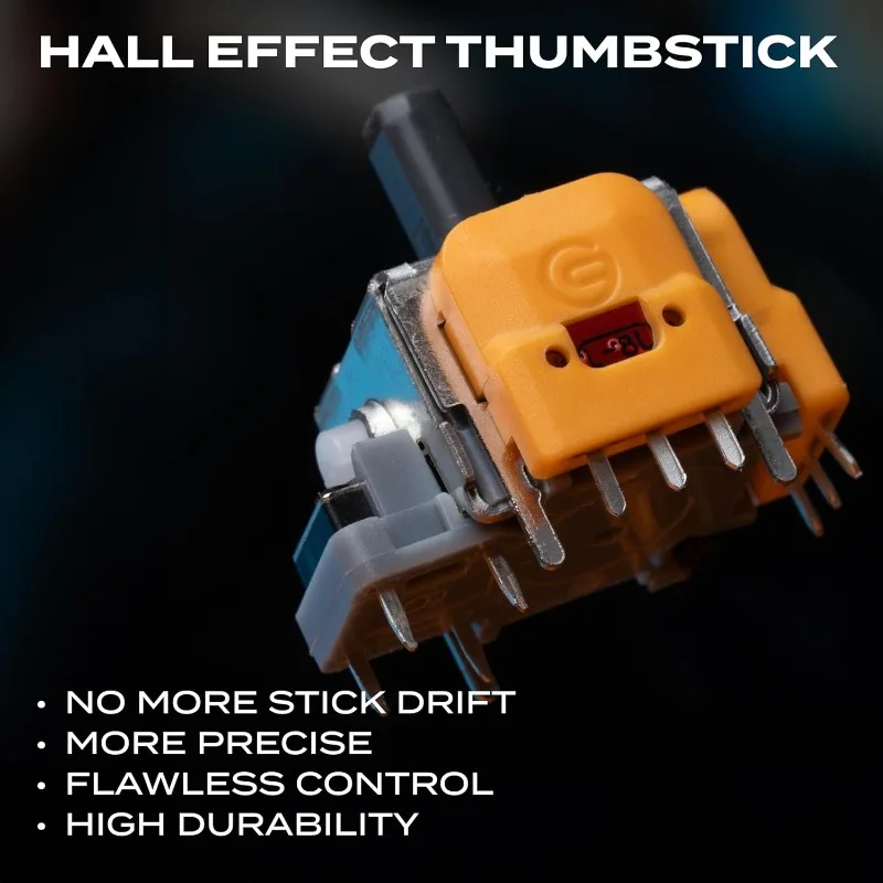 لوحة مفاتيح للألعاب، لوحة مفاتيح ألعاب قابلة للبرمجة بيد واحدة، مع عصا إبهام تناظرية بتأثير القاعة و30 مفتاحًا قابل للبرمجة، 3D P