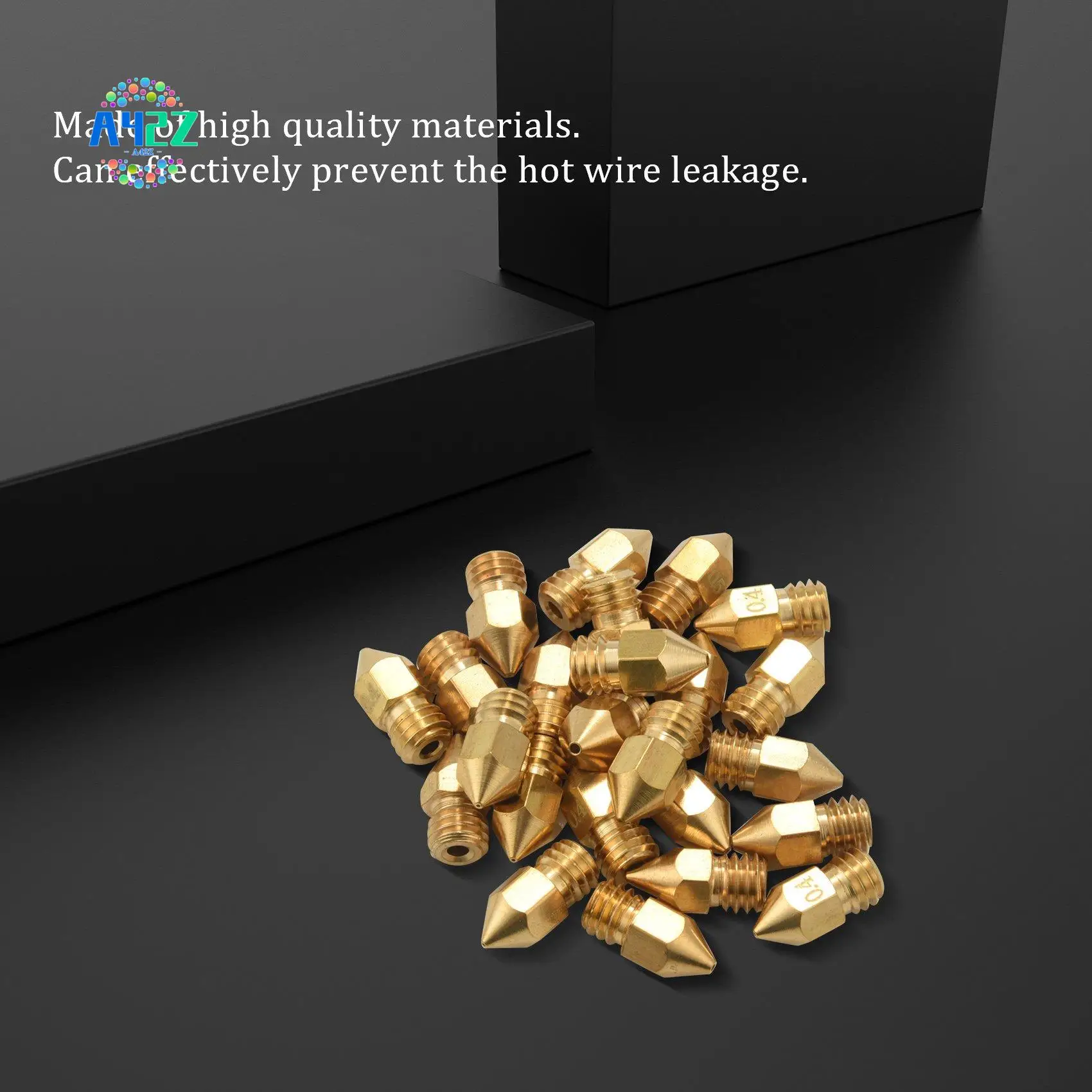 

A42Z-3D комплект сопел для принтера MK8 сопла для экструдера медная печатающая головка с чистящими сверлами для Creality CR-10 Ender