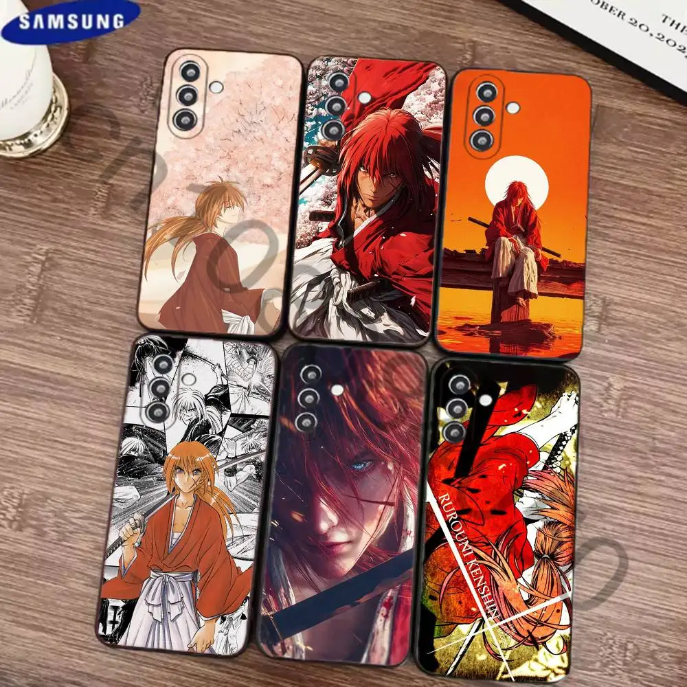 R-Rurouni Kenshin Phone Case for Samsung Galaxy S21 22 Ultra Plus S23 24 FE Lite S25 26 Shockproof Cover