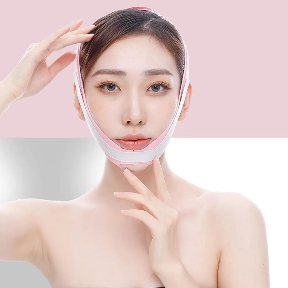 V Face Bandage Face Slimming Strap Reduce Double Chin Cheek Lift Up Band V-Line Shaping Bandage Anti Wrinkle Face Bandages